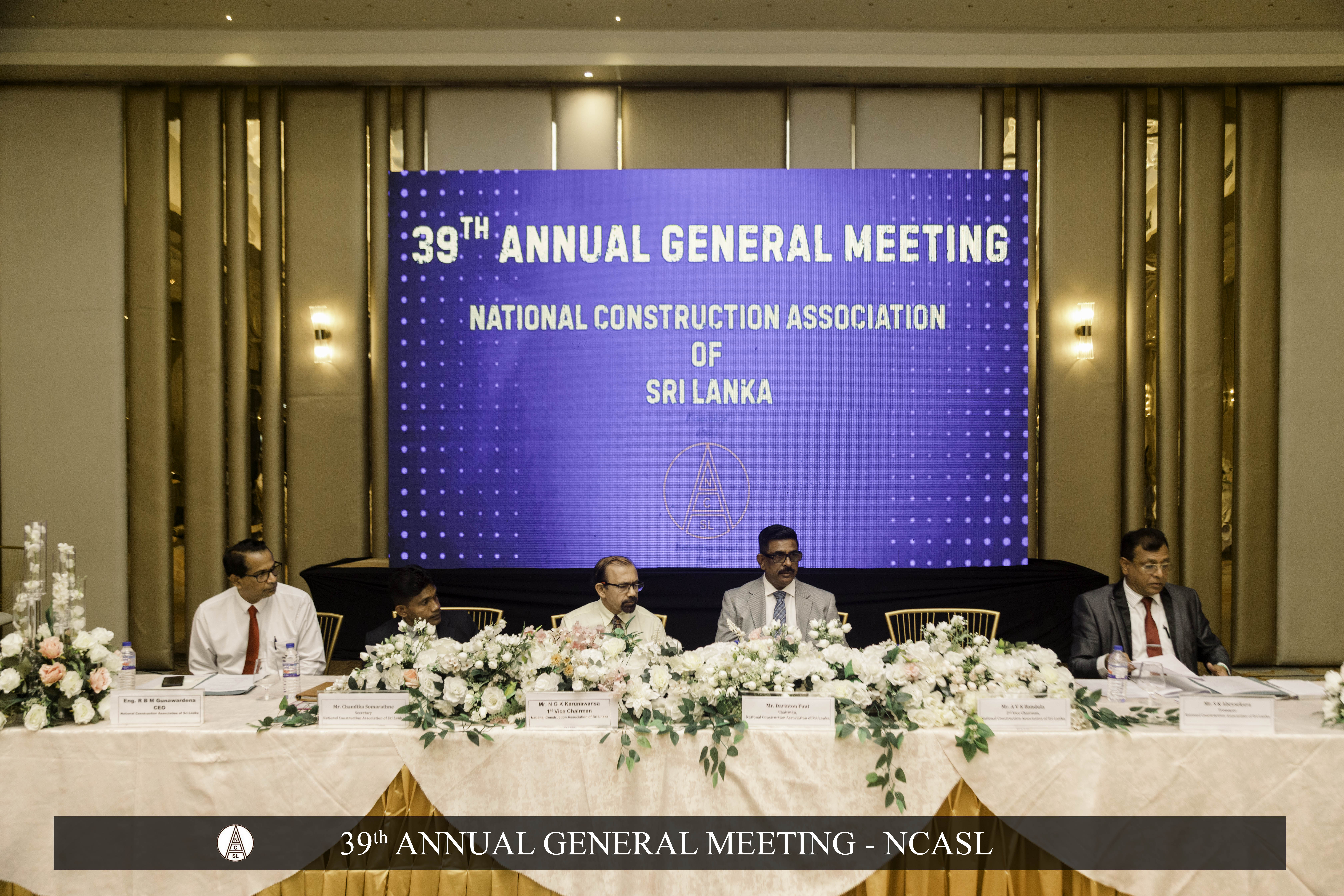 39th Annual General Meeting
